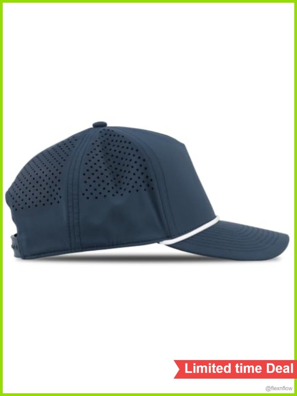 Performance Golf Dad Script Snapback Baseball Cap UPF 50+ - Picture 4 of 6